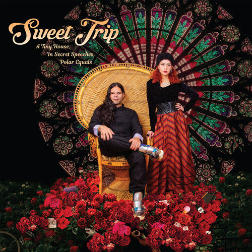 Sweet Trip - A Tiny House, In Secret Speeches, Polar Equals (Cover Option A) (Color Vinyl, Red, Black, Orange) (2 LP) - Joco Records