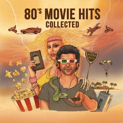 Various Artists - 80's Movie Hits Collected (Limited Edition, 180 Gram Vinyl, Color Vinyl, White, Black) (Import) (2 LP) - Joco Records