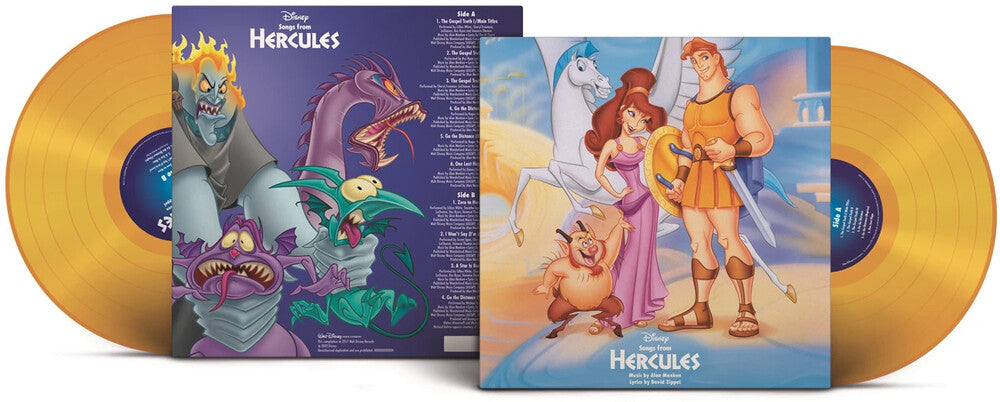 Various Artists - Songs From Hercules: 25th Anniversary (Original Soundtrack) (Transparent Orange Color Vinyl) (Import) - Joco Records