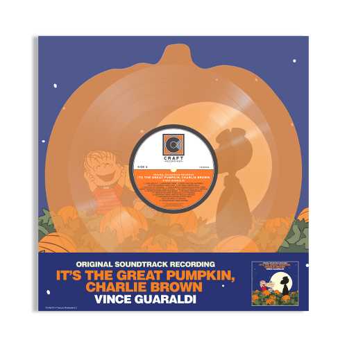Vince Guaraldi - It's The Great Pumpkin, Charlie Brown (Translucent Orange Pumpkin Shaped 33 1/3rpm LP) - Joco Records