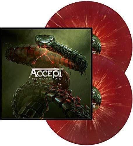 Accept - Too Mean To Die (Orange In Red With White Splatter Vinyl) (2 LP) - Joco Records