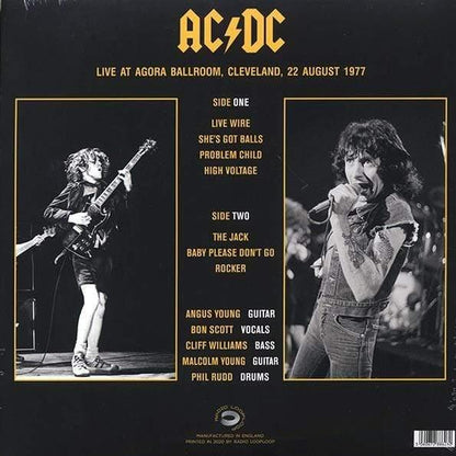 Ac/Dc - Live At Agora Ballroom. Cleveland. August 22. 1977 (Import) (Vinyl) - Joco Records