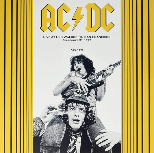 AC/DC - Live At Old Waldorf In San Francisco September 3, 1977 (Broadcast Import, Red Vinyl) (LP) - Joco Records