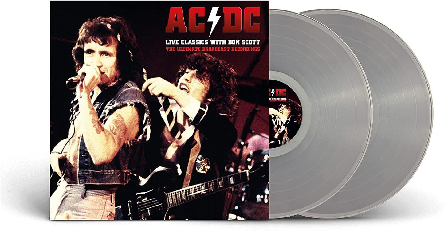 AC/DC - Live Classics with Bon Scott (Limited Edition Import, Clear Vinyl) (2 LP) - Joco Records