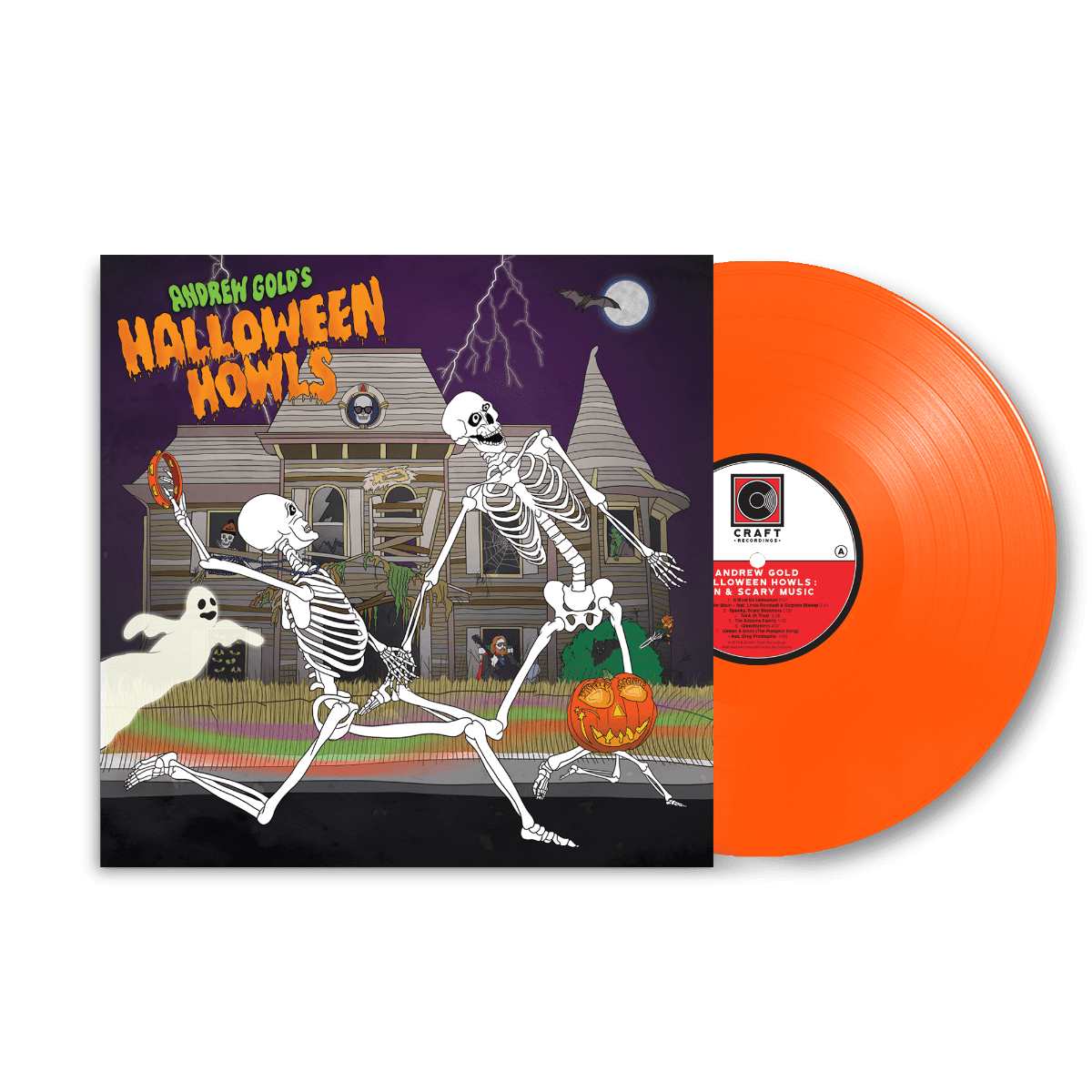 Andrew Gold - Halloween Howls: Fun & Scary Music (Limited Edition, Orange Color LP) - Joco Records