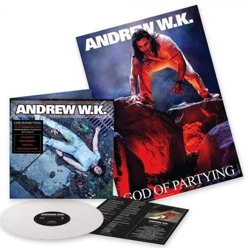 Andrew W.K. - God Is Partying (Explicit, White Vinyl) (LP) - Joco Records
