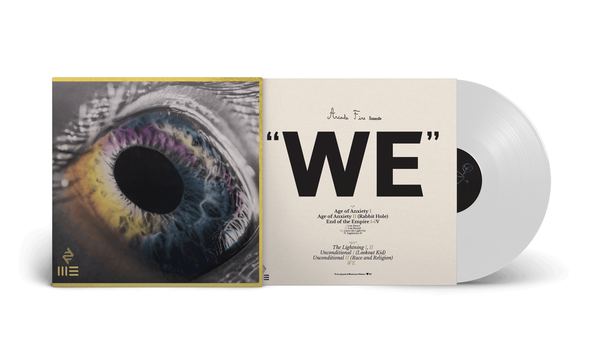 Arcade Fire - WE (Indie Exclusive, Embossed Gatefold Sleeve, White Vinyl) (LP) - Joco Records