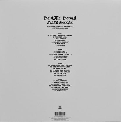 Beastie Boys - Swiss Cheese (St. Gallen Festival Broadcast) (Limited Import) (2 LP) - Joco Records