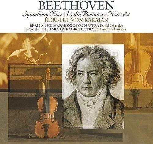 Beethoven / Herbert Von Karajan - Beethoven: Symphonies 2 / Violin Romances 1 & 2 (Vinyl) - Joco Records
