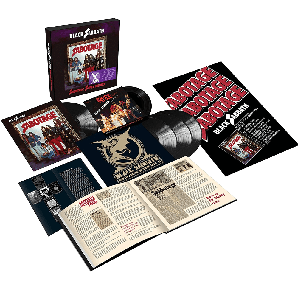 Black Sabbath - Sabotage (Super Deluxe Edition, Remastered, 180 Gram) (4 LP + 7") - Joco Records