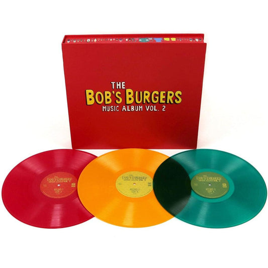 Bob's Burgers - The Bob's Burgers Music Album Vol. 2 (Deluxe Box Set, With Book & Poster, Color Vinyl) (3 LP) - Joco Records