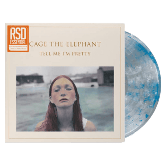 Cage the Elephant - Tell Me I'm Pretty (Limited Edition, Clear with White & Blue Swirls Vinyl) (LP) - Joco Records