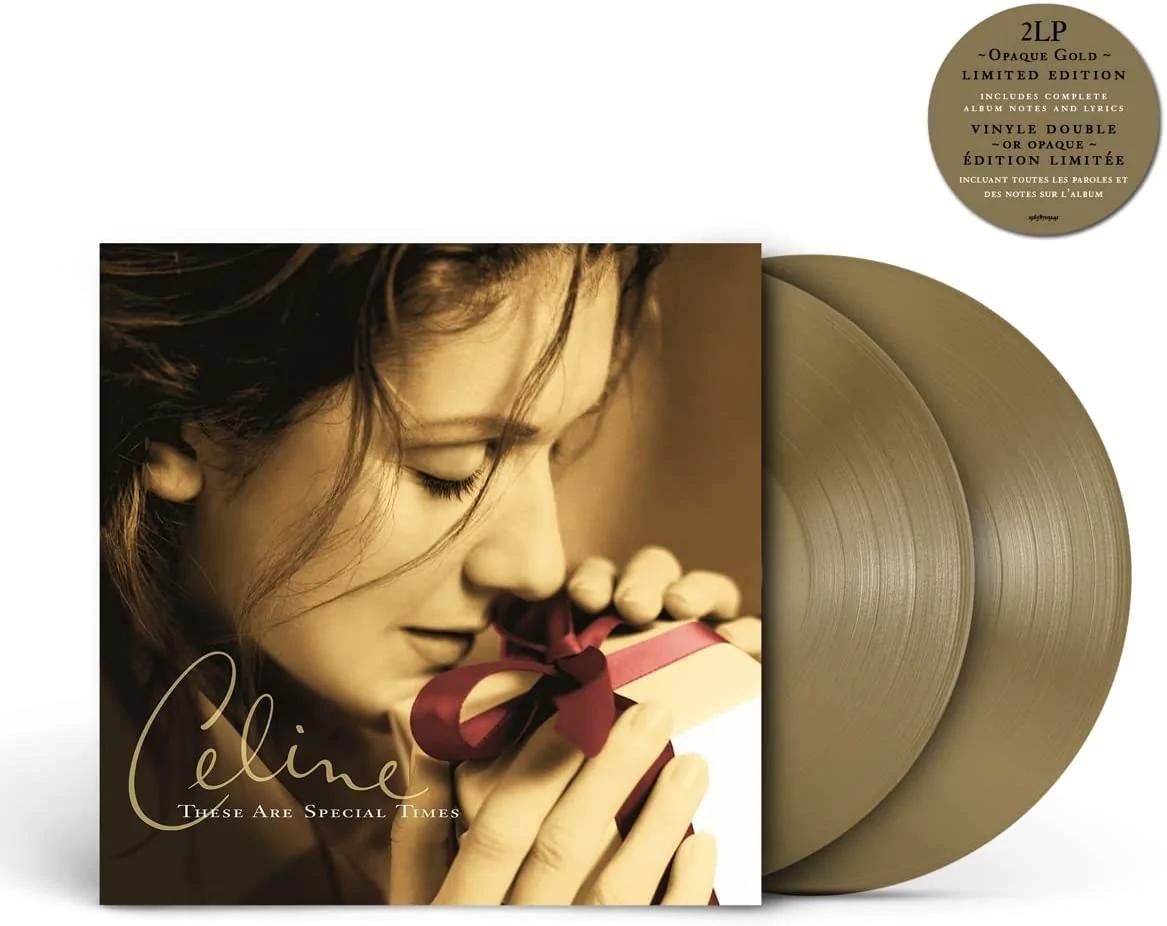 Celine Dion - These Are Special Times (Limited Edition, Opaque Gold Color Vinyl) (Import) (2 LP) - Joco Records