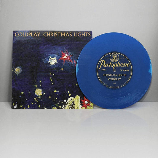 Coldplay - Christmas Lights (7" Blue Vinyl Single) - Joco Records