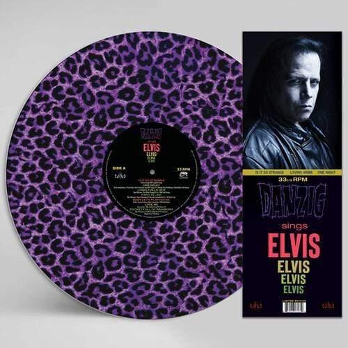 Danzig - Sings Elvis - A Gorgeous Purple Leopard Picture Disc Vinyl (Purple, Picture Disc Vinyl Lp) - Joco Records