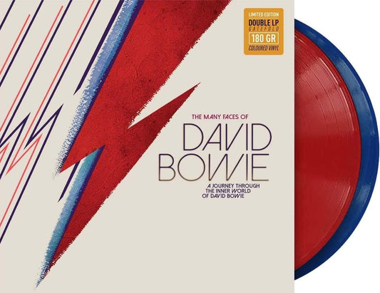 David Bowie - The Many Faces Of David Bowie 2 LP Ltd Gatefold Red/Blue Vinyl - Joco Records