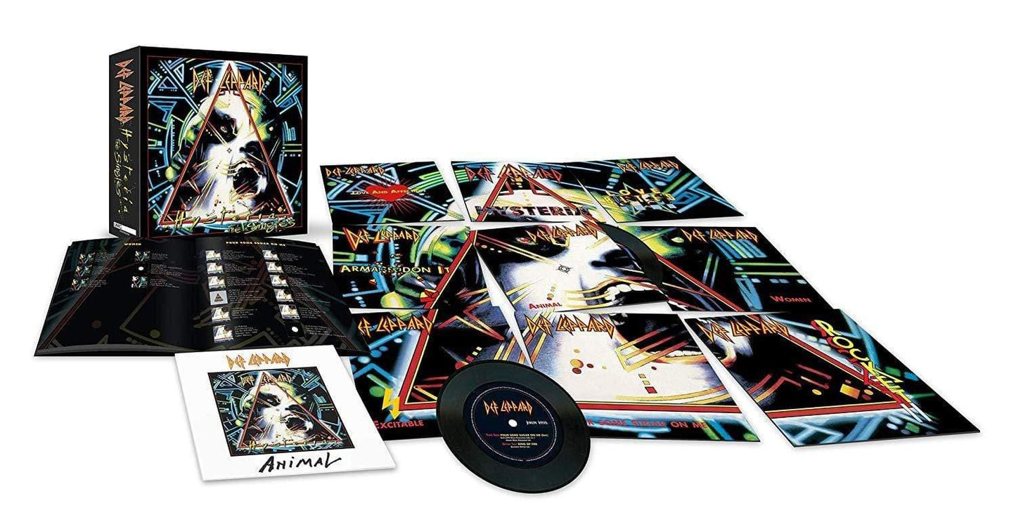 Def Leppard - The Hysteria Singles (10 7" Box Set) (Vinyl) - Joco Records