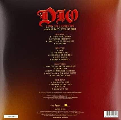 Dio - Live In London - Hammersmith Apollo 1993 (Limited Vinyl Edition) - Joco Records
