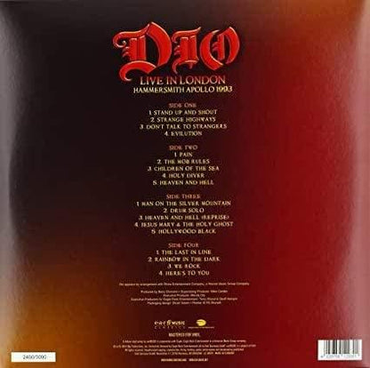 Dio - Live In London - Hammersmith Apollo 1993 (Limited Vinyl Edition) - Joco Records