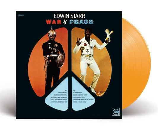 Edwin Starr - War & Peace (Limited Edition, 140 Gram Orange Vinyl) - Joco Records