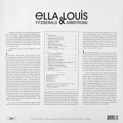 Ella Fitzgerald & Louis Armstrong - Ella And Louis (Gatefold, 180 Gram) (LP) - Joco Records