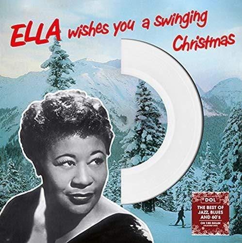 Ella Fitzgerald - Ella Wishes You A Swinging Christmas (Limited Edition, White Vinyl) (LP) - Joco Records