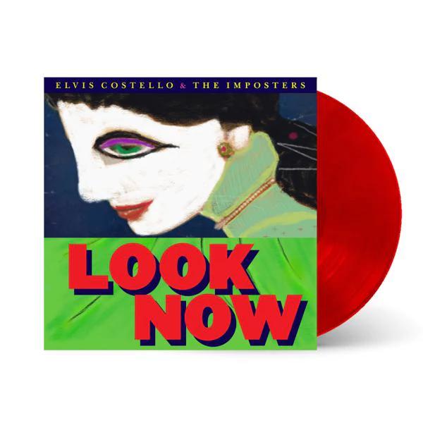 Elvis Costello & The Imposters - Look Now (Deluxe Edition, Limited Edition, Color Vinyl, Red) (2 LP) - Joco Records