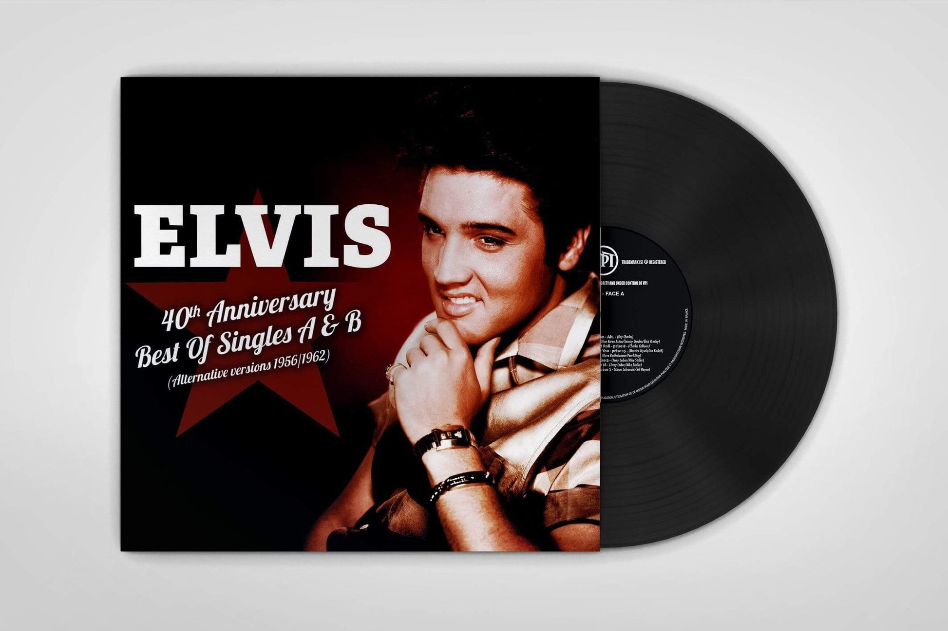 Elvis Presley - 33 Tours - 40Th Anniversary - Best Of Singles A & B (Black Vinyl) - Joco Records