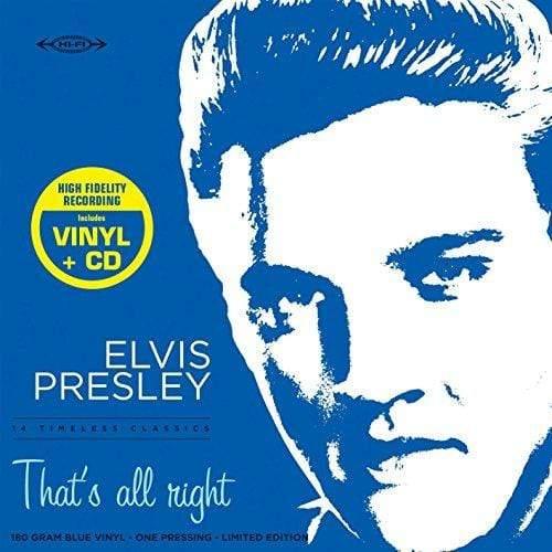 Elvis Presley - 33 Tours - That's All Right (Blue Vinyl + Cd) - Joco Records