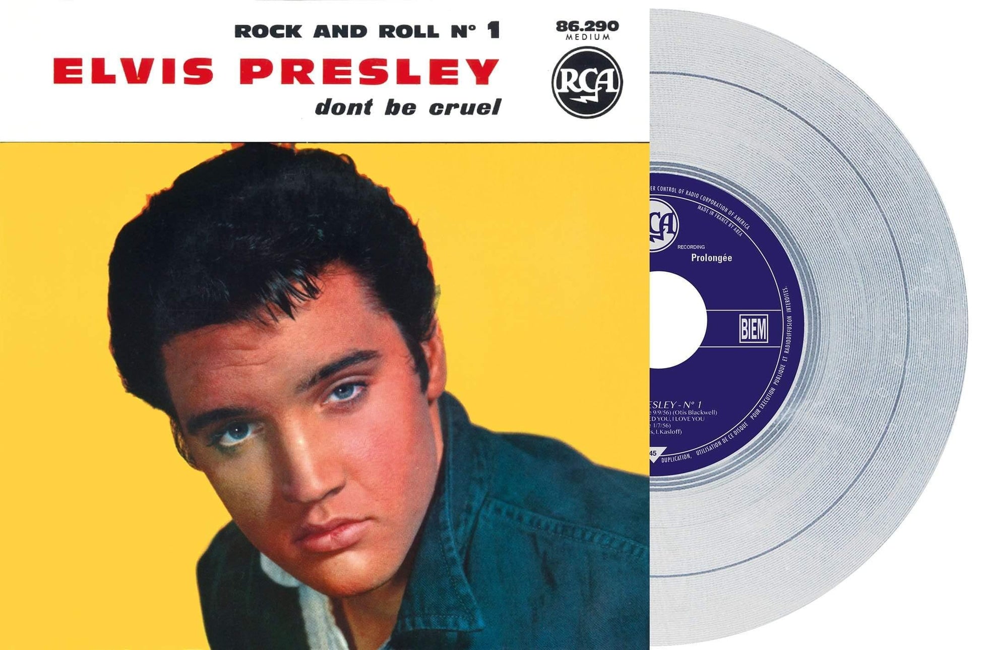 Elvis Presley - Don't Be Cruel #1 (White 7"Vinyl Ep) - Joco Records