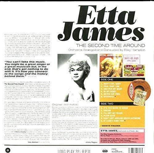 Etta James - The Second Time Around (Limited Import, Bonus Tracks, 180 Gram) (LP) - Joco Records