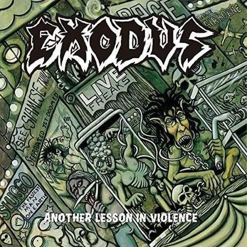 Exodus - Another Lesson In Violence (Picture Disc Vinyl LP) (2 LP) - Joco Records