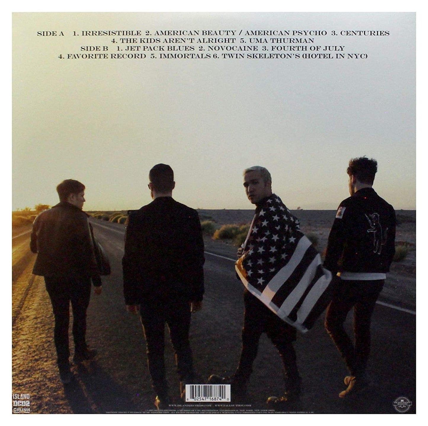 Fall Out Boy - American Beauty / American Psycho (Limited Edition, 180 Gram, Black & White Swirl Vinyl) (LP) - Joco Records