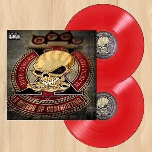 Five Finger Death Punch - A Decade Of Destruction (Explicit Content) (Crimson Red, Limited Edition, Gatefold LP Jacket) (2 LP) - Joco Records