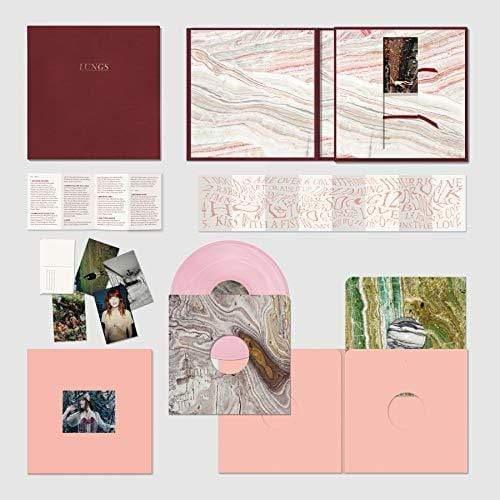 Florence & The Machine - Lungs (Limited Edition, 10th Anniversary Deluxe Boxset, Pink Color Vinyl) (2 LP) - Joco Records