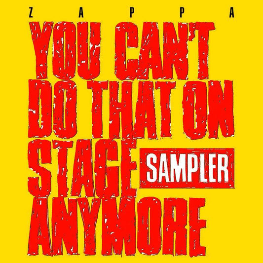 Frank Zappa - You Can't Do That On Stage Anymore (Limited Sampler) (2 LP) - Joco Records