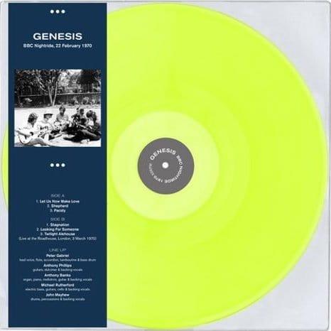 Genesis - BBC Nightride - February 22, 1970 (Limited Broadcast Import, Yellow Vinyl) (LP) - Joco Records