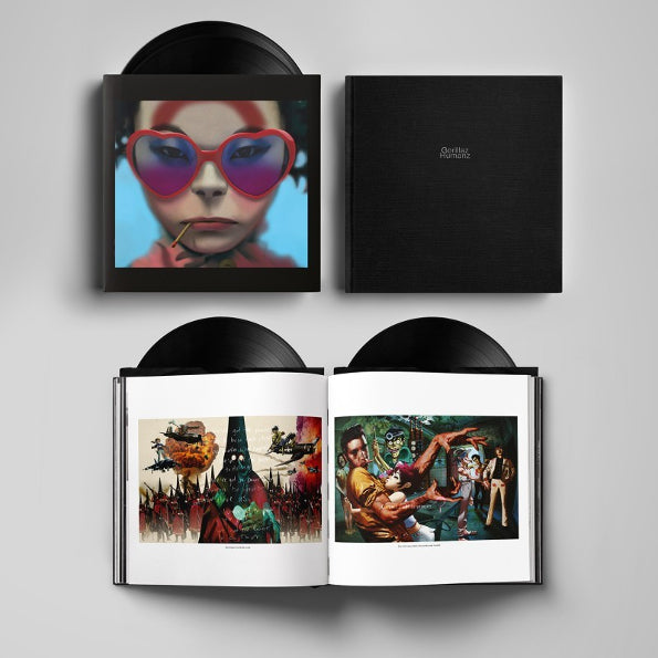 Gorillaz - Humanz: Deluxe Edition (Explicit Content) (Hardcover Book) (Import) (2 LP) - Joco Records