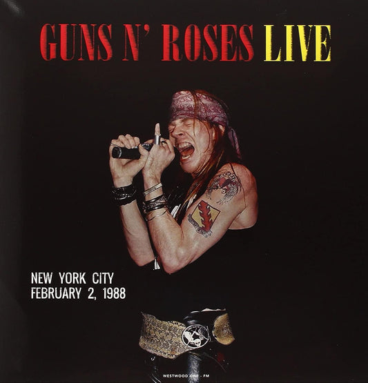 Guns N' Roses - Live In New York City / February 2 1988 (Red Vinyl) - Joco Records