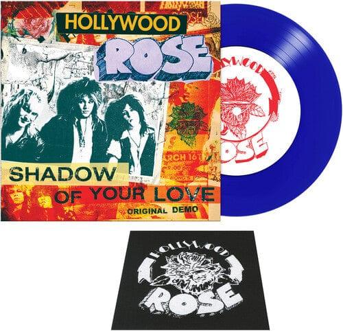 Hollywood Rose - Shadow Of Your Love / Reckless Life (Color Vinyl, Blue, Patch) (7" Single) - Joco Records