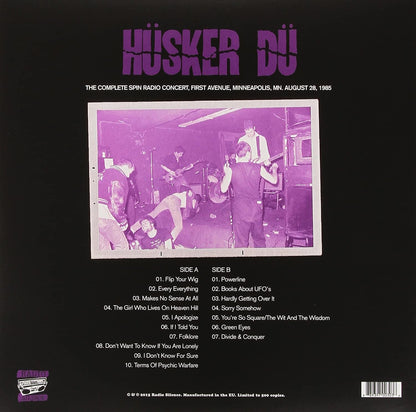 Husker Du - Complete Spin Radio Concert - First Avenue. Minneapolis. August 28, 1985 (Limited Import) (LP) - Joco Records