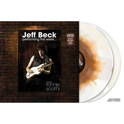 Jeff Beck - Performing This Week...Live at Ronnie Scott's Jazz (Limited Edition, White & Brown Haze Color Vinyl) (2 LP) - Joco Records