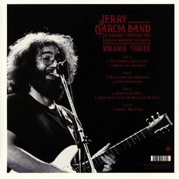 Jerry Garcia Band - La Paloma Theater, 1976 - Volume Three (Limited Edition Import) (2 LP) - Joco Records