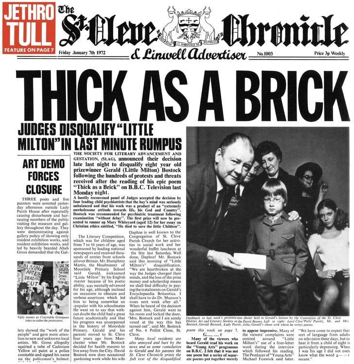 Jethro Tull - Thick As A Brick (50th Anniversary Edition) (Vinyl) - Joco Records