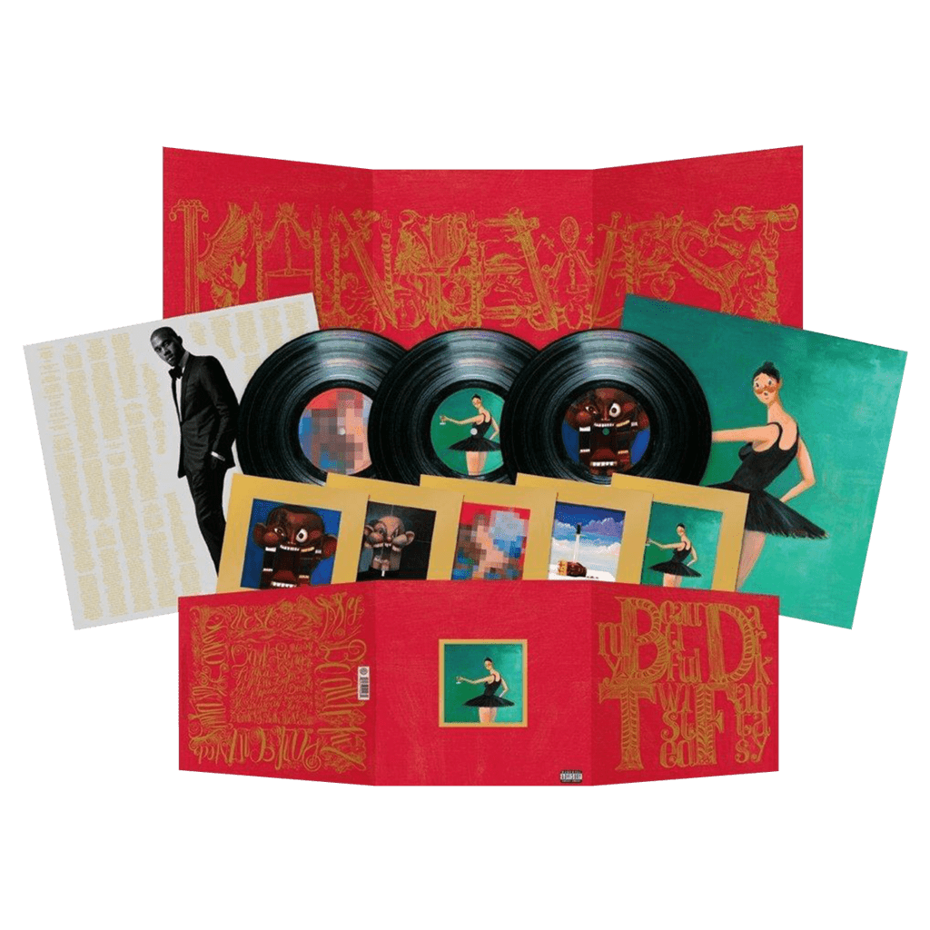 Kanye West - My Beautiful Dark Twisted Fantasy (Limited Edition, Includes Poster) (3 LP) - Joco Records