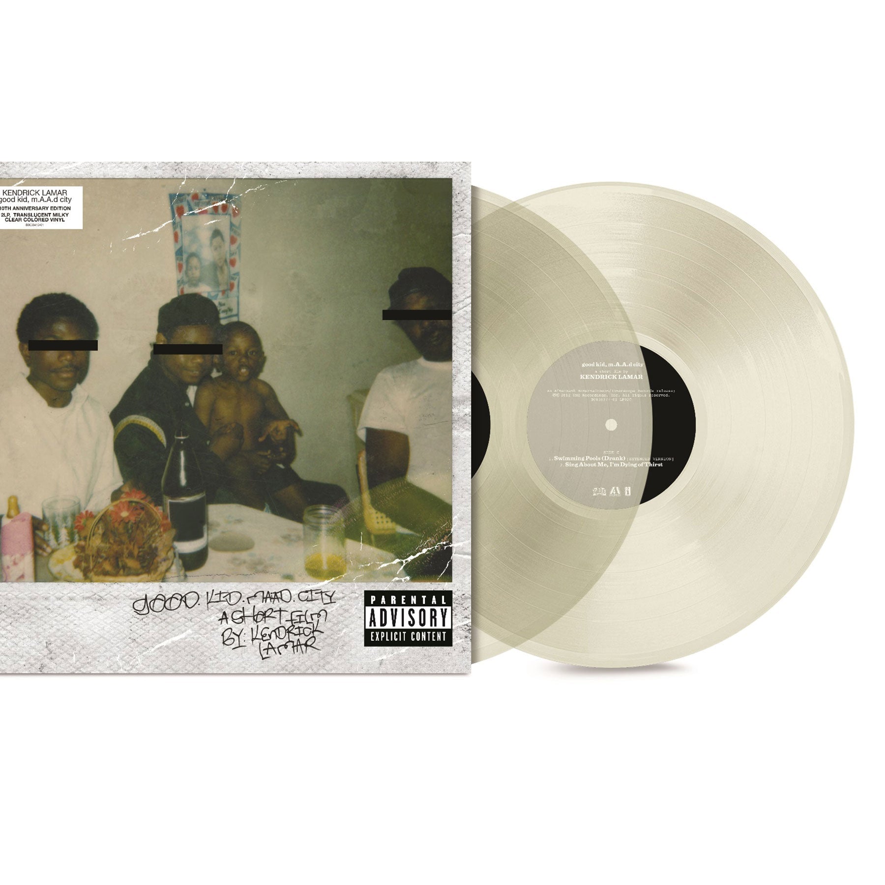 Good Kid, m.A.A.d City (10th Anniversary Edition, Indie Exclusive) (Milky Clear Translucent Vinyl) (2 LP) - Joco Records