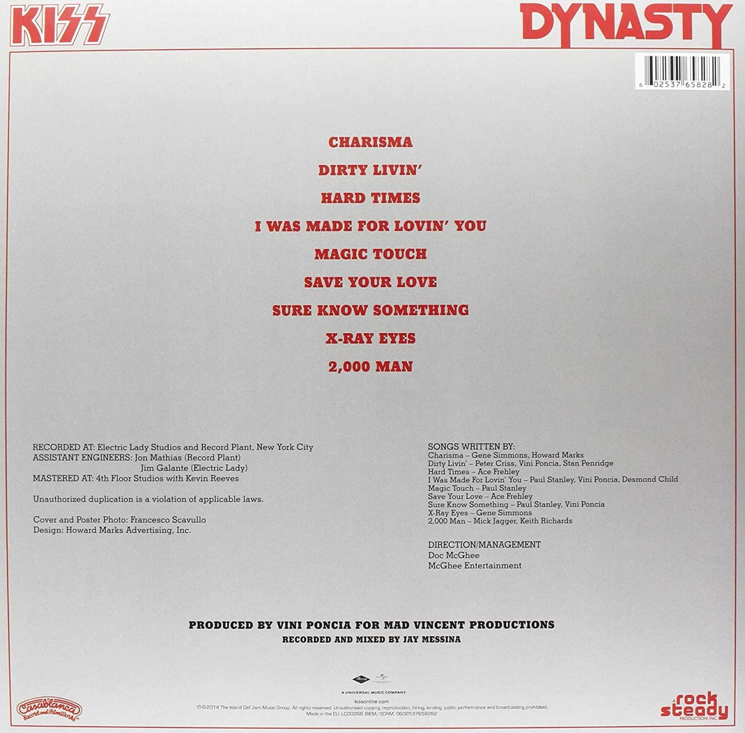 Kiss - Dynasty (Remastered, 180 Gram) (LP) - Joco Records