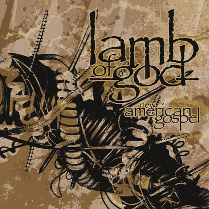 Lamb of God - New American Gospel (Limited Edition, Wild Card Galaxy Base with White & Black Splatter Vinyl) (LP) - Joco Records