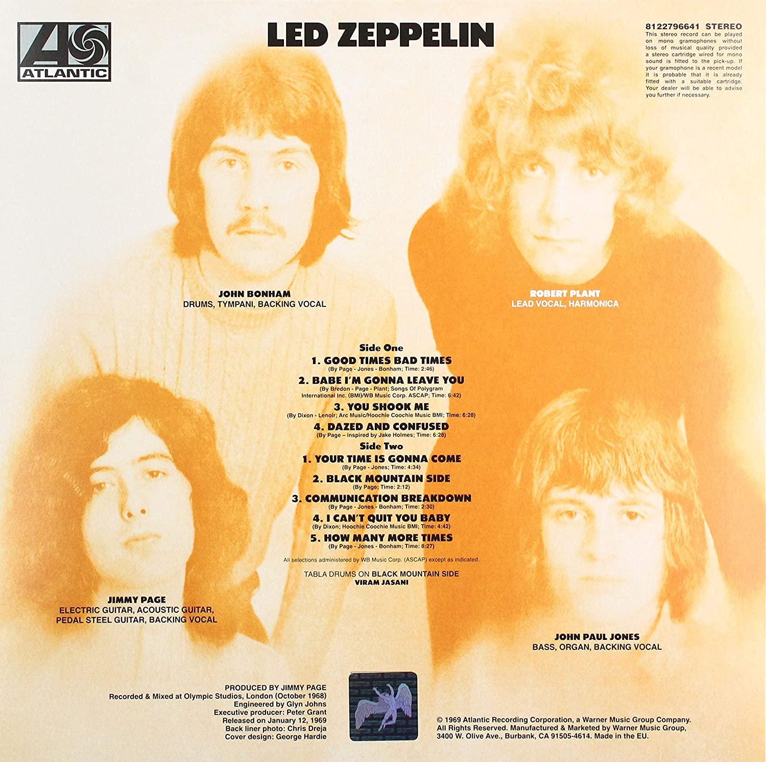 Led Zeppelin - Led Zeppelin I (Remastered, 180 Gram) (LP) - Joco Records