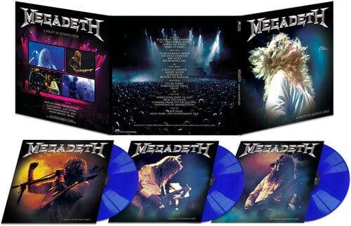 Megadeth - A Night In Buenos Aires (Limited Edition, Blue Vinyl) (3 LP) - Joco Records